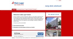 Desktop Screenshot of main-lager.de